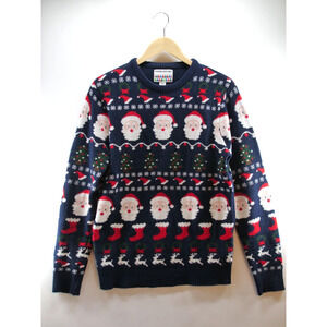 SEASONS GREETING CHRISTMAS‎ SANTA SWEATER UGLY SWEATER SMALL